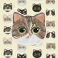 American_Shorthair_Tabby_Cat_Sticker__Waterproof__Laminated