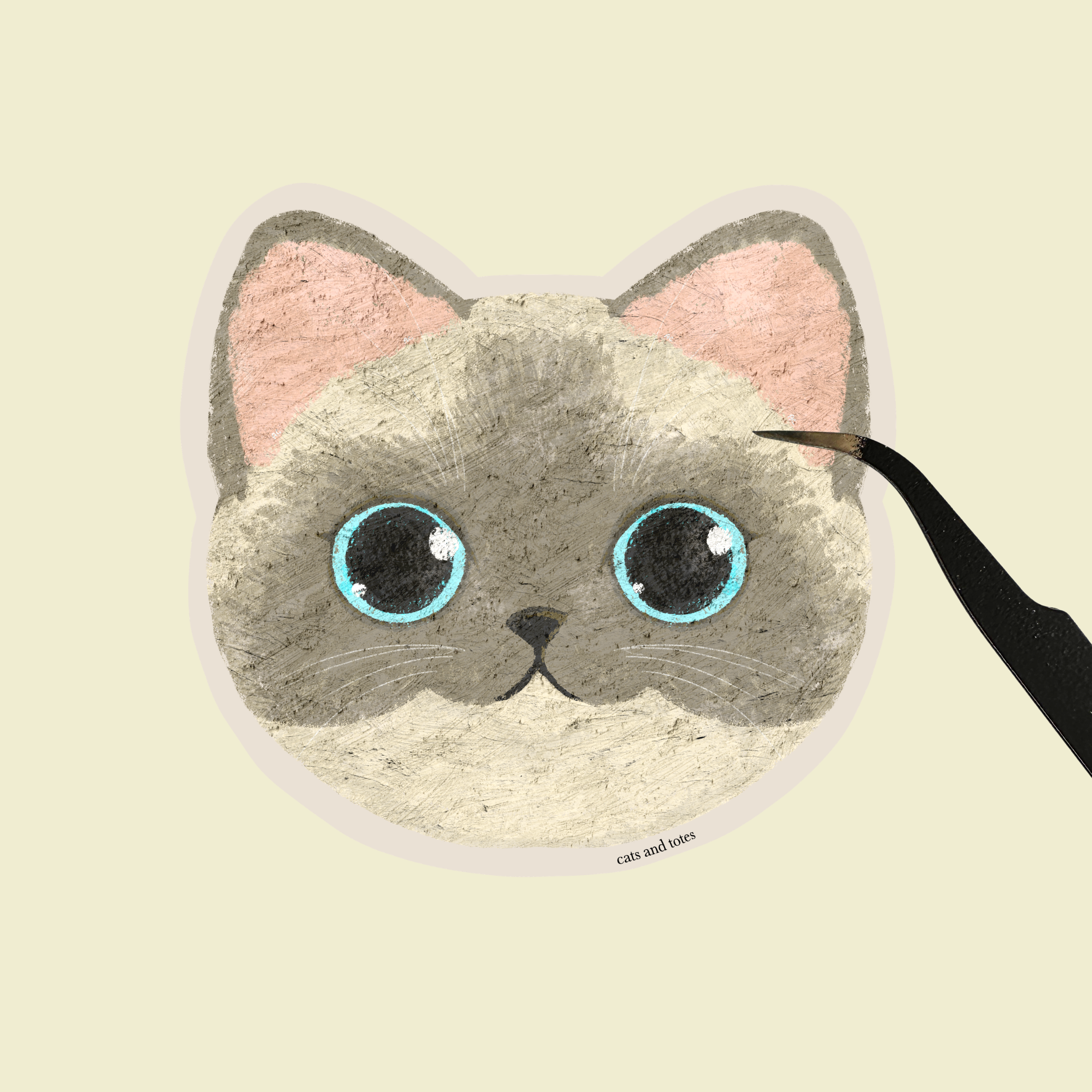 Siamese_Cat_Sticker__Waterproof__Laminated